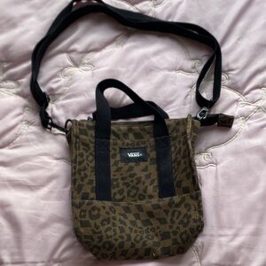 Vans Brown Leopard Print Bag